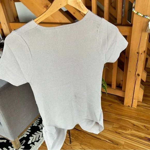 Gray Ruched Top - Picture 5 of 6